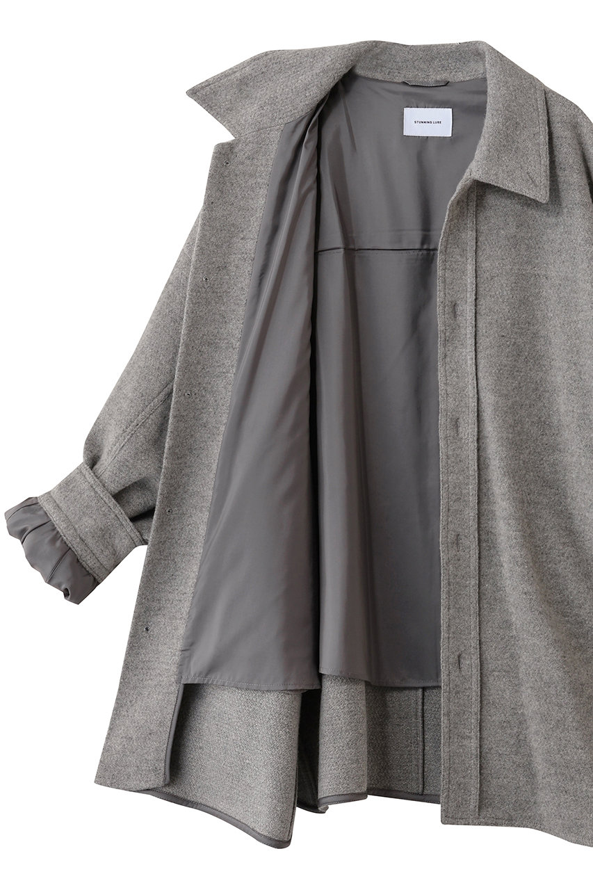 STUNNING LURE(スタニングルアー)｜ブラッシュドウールミドルコート