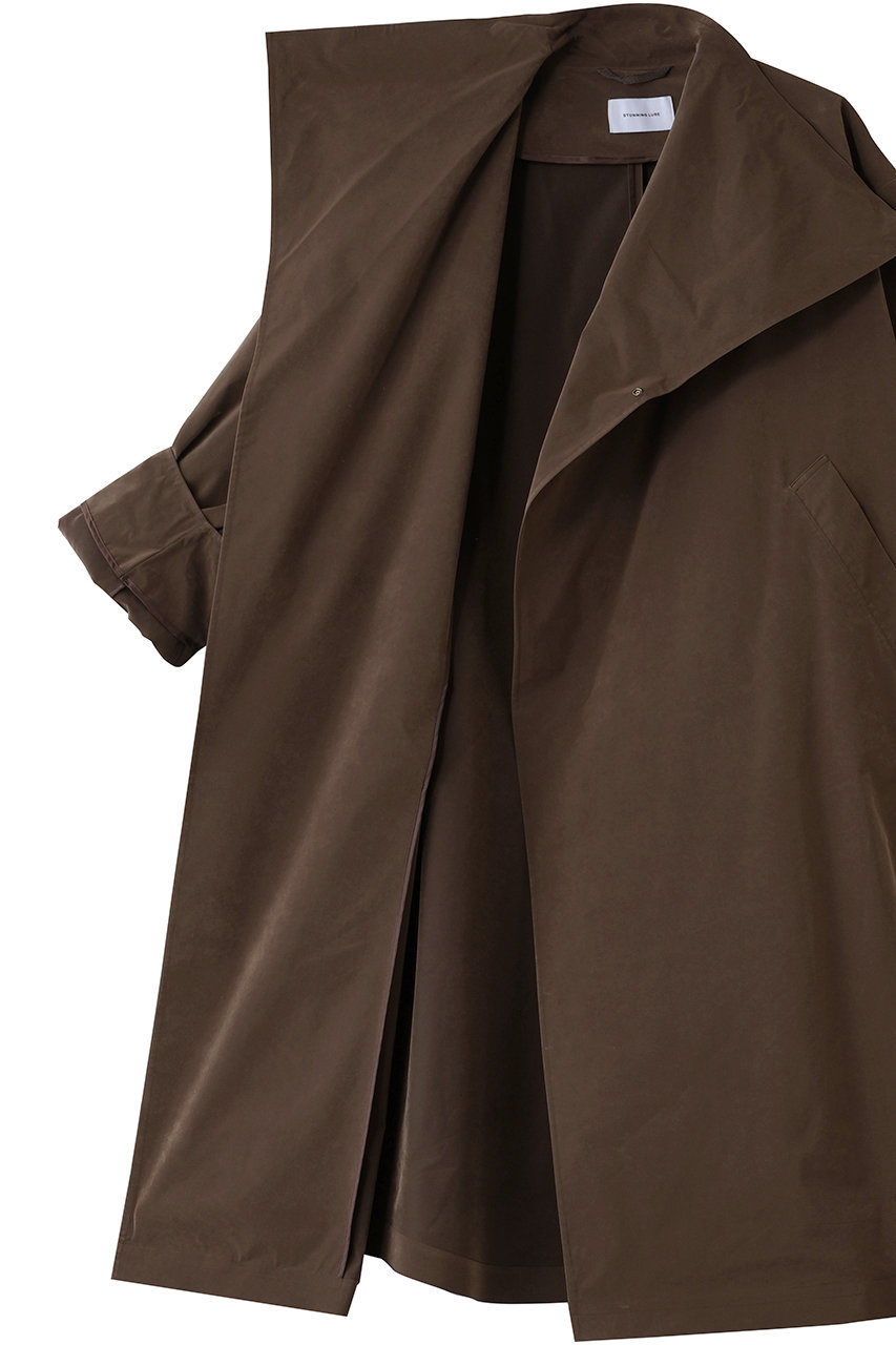 STUNNING LURE(スタニングルアー)｜rスエードタフタコート/ブラウン