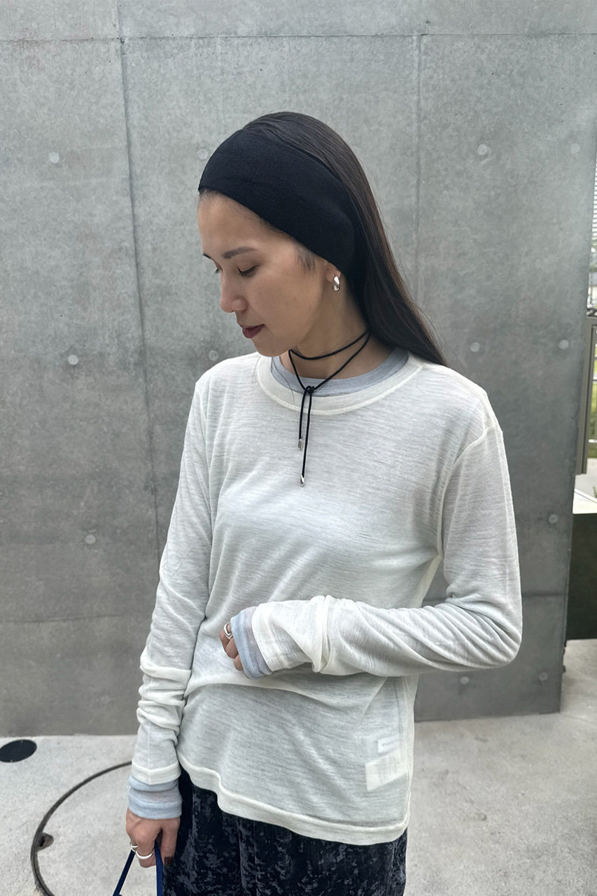 STUNNING LURE(スタニングルアー)｜rウールナイロンTシャツ/ホワイト