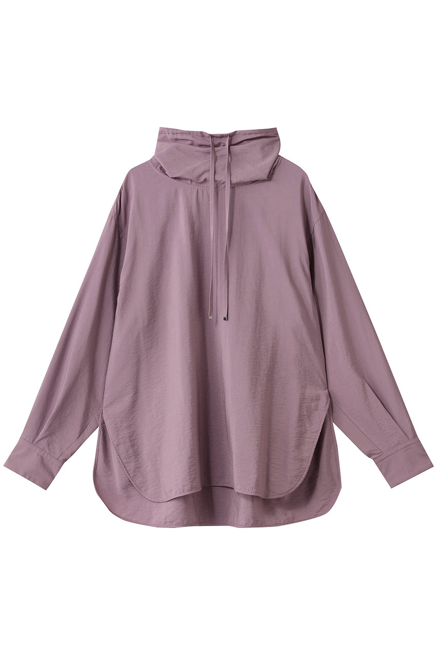 スタニングルアー/STUNNING LUREのギャザースタンドカラーブラウス(ピンク/111190142500)