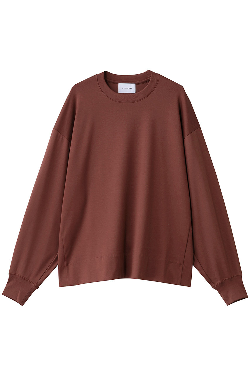 STUNNING LURE スムースボクシープルオーバー (レンガ, S) スタニングルアー ELLE SHOP STUNNING LURE スムースボクシープルオーバー (レンガ, S) スタニングルアー ELLE SHOP