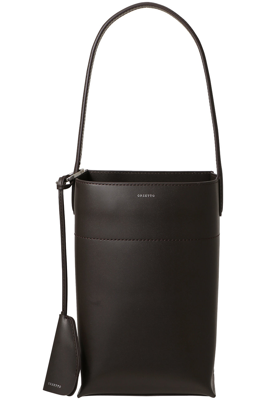 STUNNING LURE 【ORSETTO】スクウェアバッグ (ダークブラウン, F) スタニングルアー ELLE SHOP STUNNING LURE 【ORSETTO】スクウェアバッグ (ダークブラウン, F) スタニングルアー ELLE SHOP