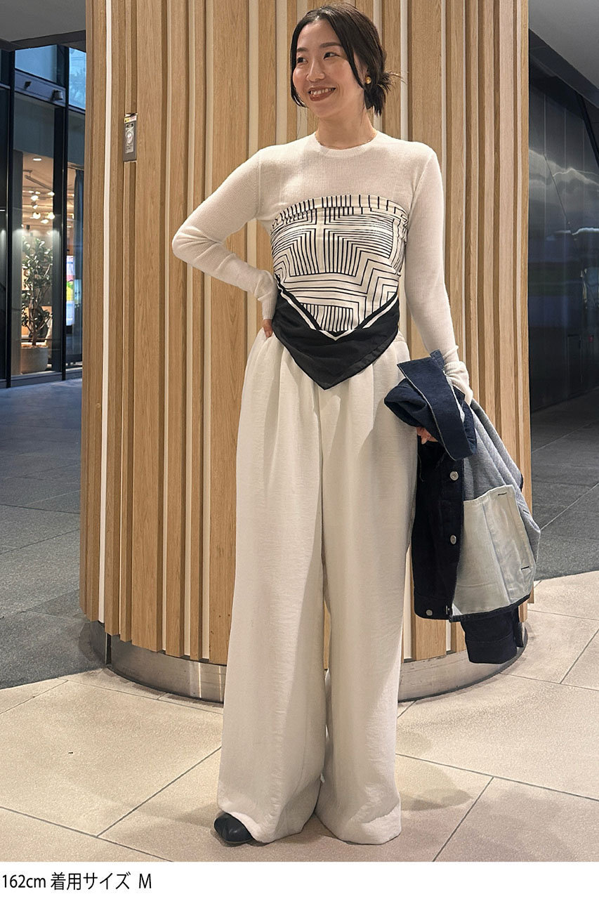 STUNNING LURE(スタニングルアー)｜rカシミヤリブプルオーバー/オフ