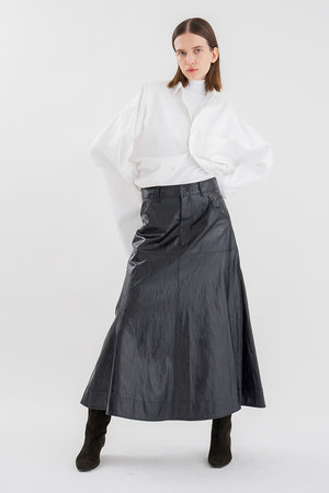 スタニングルアー/STUNNING LUREのヴィンテージライクフェイクレザースカート(110700/110703)