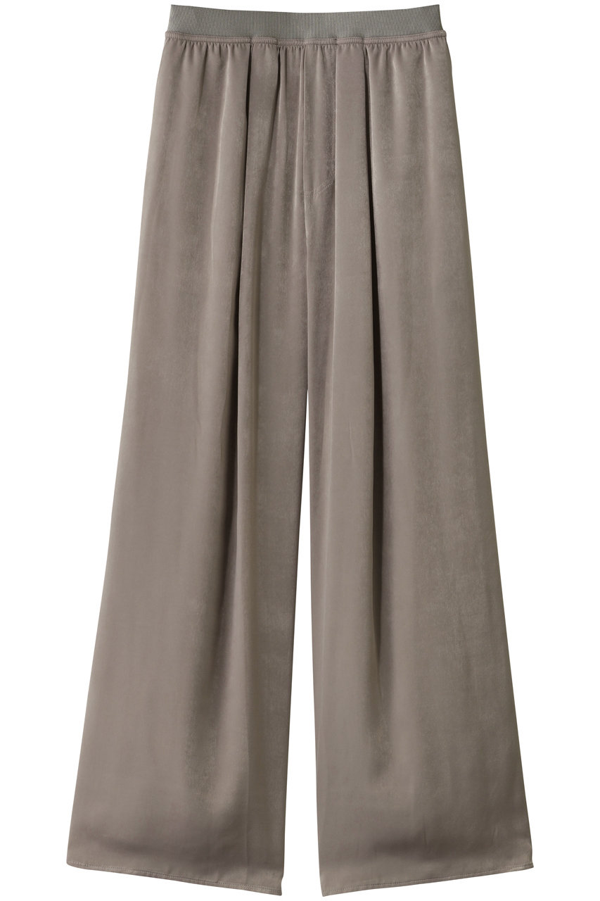 STUNNING LURE ピーチサテンイージーパンツ (グレーベージュ, 0) スタニングルアー ELLE SHOP STUNNING LURE ピーチサテンイージーパンツ (グレーベージュ, 0) スタニングルアー ELLE SHOP