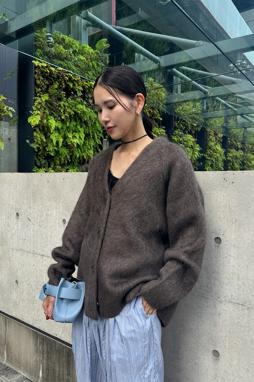 STUNNING LURE(スタニングルアー)｜rヤクミンクファーカーディガン