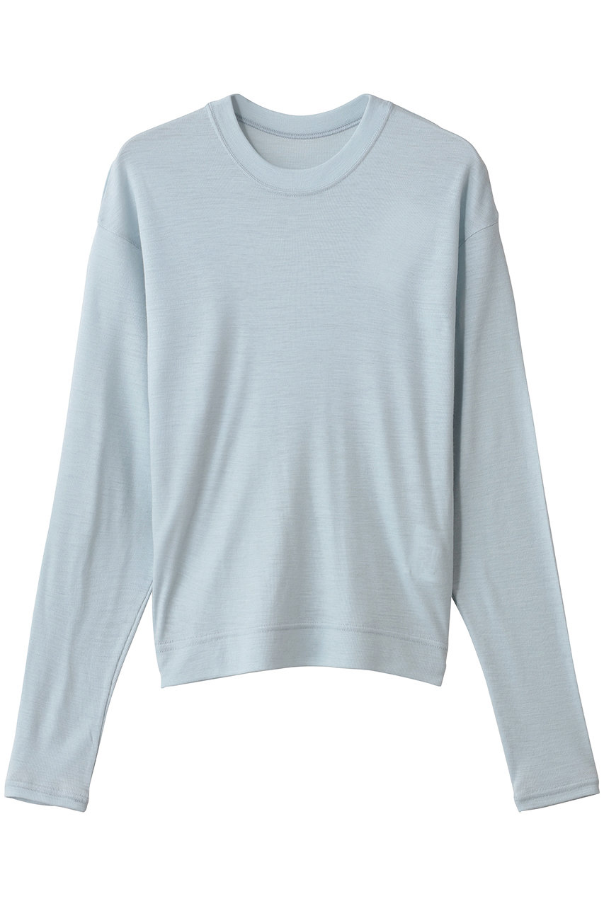 STUNNING LURE ウールフライスルーズロンT (ライトブルー, M) スタニングルアー ELLE SHOP