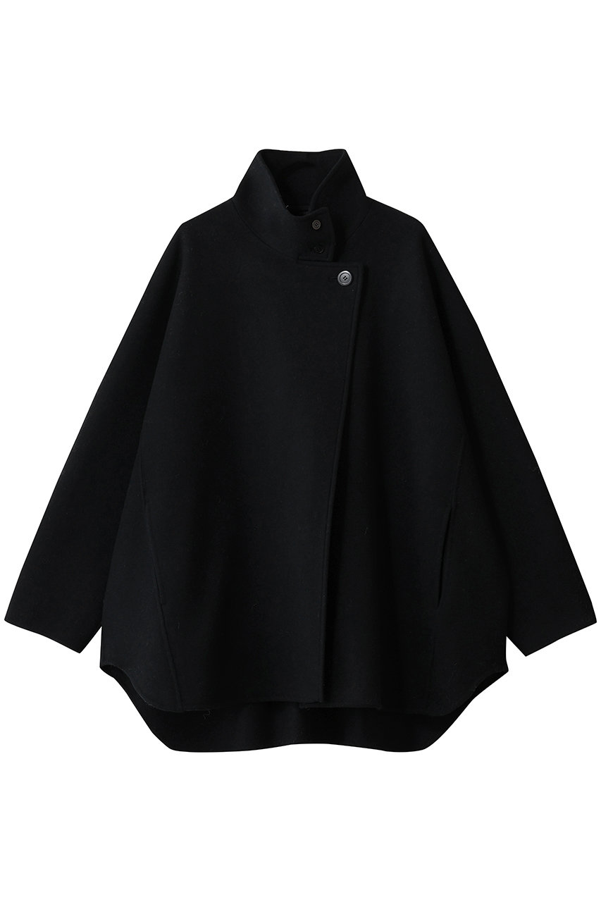 STUNNING LURE ｒオーバーミドルコート (ブラック, 0) スタニングルアー ELLE SHOP