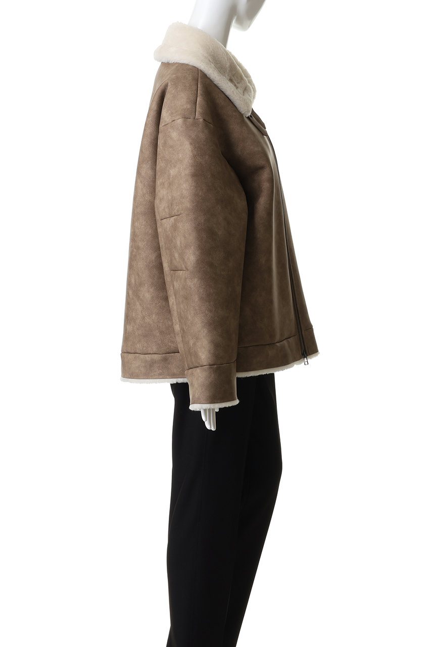 STUNNING LURE(スタニングルアー)｜ステンカラーボアコート/ベージュ