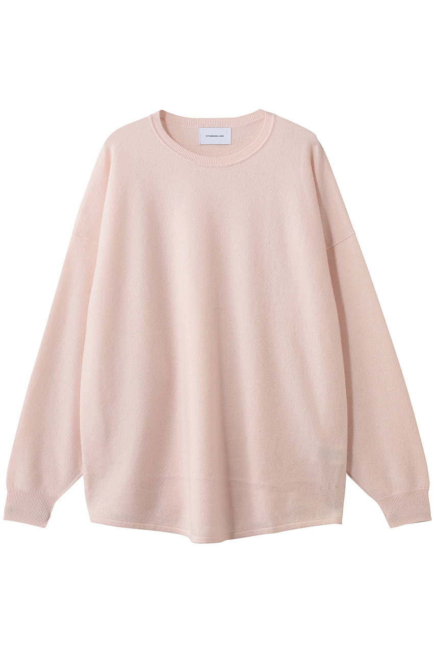 rカシミヤルーズニットプルオーバー