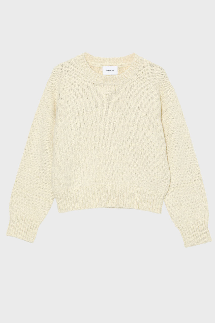 スタニングルアー/STUNNING LUREの【予約販売】スラブリリーフェザープルオーバー(オフホワイト/112080172600)