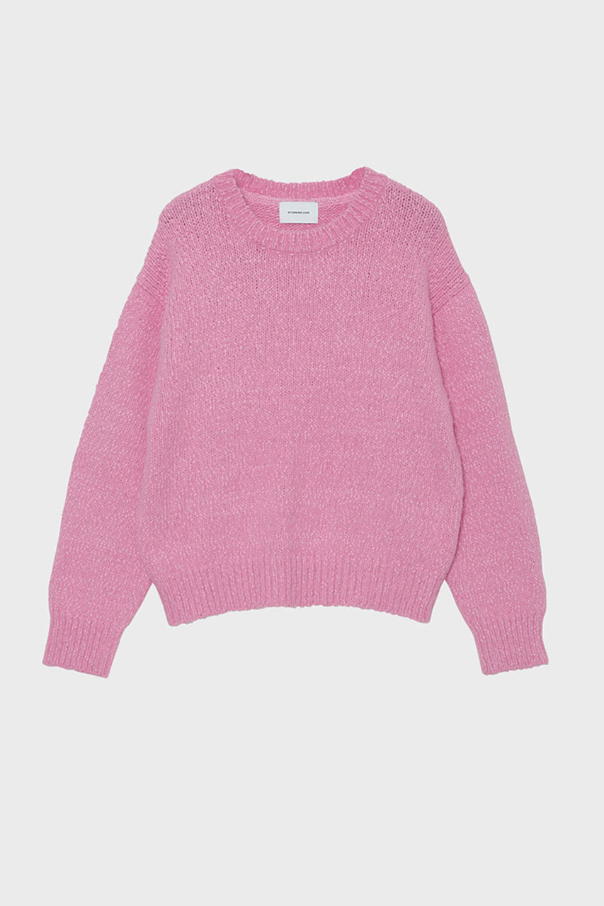 スタニングルアー/STUNNING LUREの【予約販売】スラブリリーフェザープルオーバー(ピンク/112080172600)