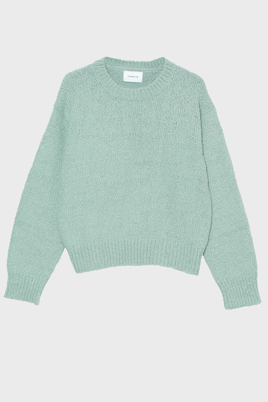 スタニングルアー/STUNNING LUREの【予約販売】スラブリリーフェザープルオーバー(ライトグリーン/112080172600)