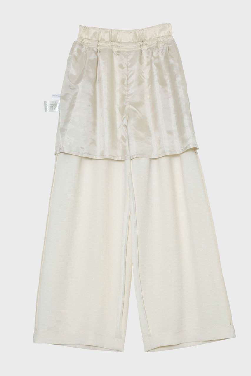 STUNNING LURE(スタニングルアー)｜rジョーゼットトラックパンツ/オフ