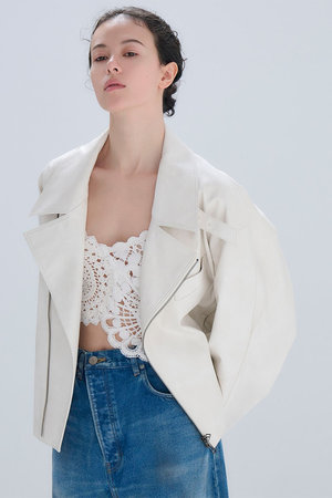 スタニングルアー/STUNNING LUREの【12/24 11:00販売開始】【予約販売】ｒフェイクレザーライダースブルゾン(110800/110802)