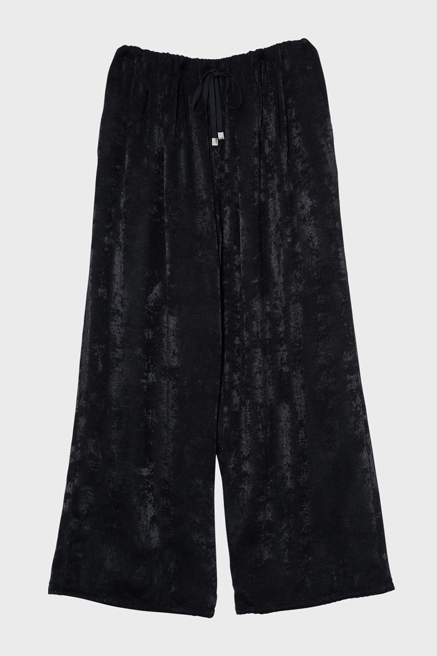 スタニングルアー/STUNNING LUREの【予約販売】ｒベルベットギャザーパンツ(ブラック/110580022600)