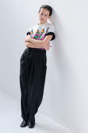 スタニングルアー/STUNNING LUREの【1/7 11:00販売開始】【予約販売】ｒラップドレープパンツ(110600/110601)