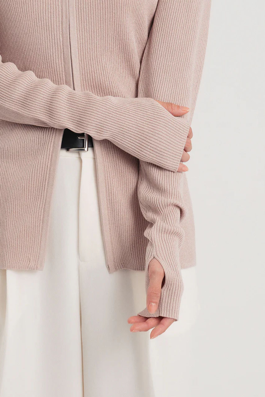 STUNNING LURE(スタニングルアー)｜ジップアップリブニット