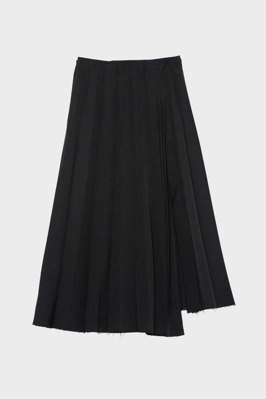 スタニングルアー/STUNNING LUREの【予約販売】ラスティックプリーツスカート(ブラック/110180032600)