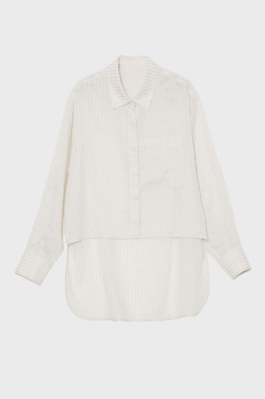 スタニングルアー/STUNNING LUREの【予約販売】ストライプシャツ(オフホワイト/111180032600)