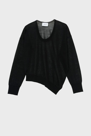 スタニングルアー/STUNNING LUREの【3/4 11:00販売開始】ｒウールシルクUネック(110300/110301)