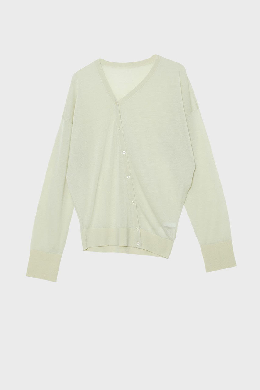 スタニングルアー/STUNNING LUREの【3/4 11:00販売開始】ｒウールシルクカーディガン(ライトイエロー/112080052600)