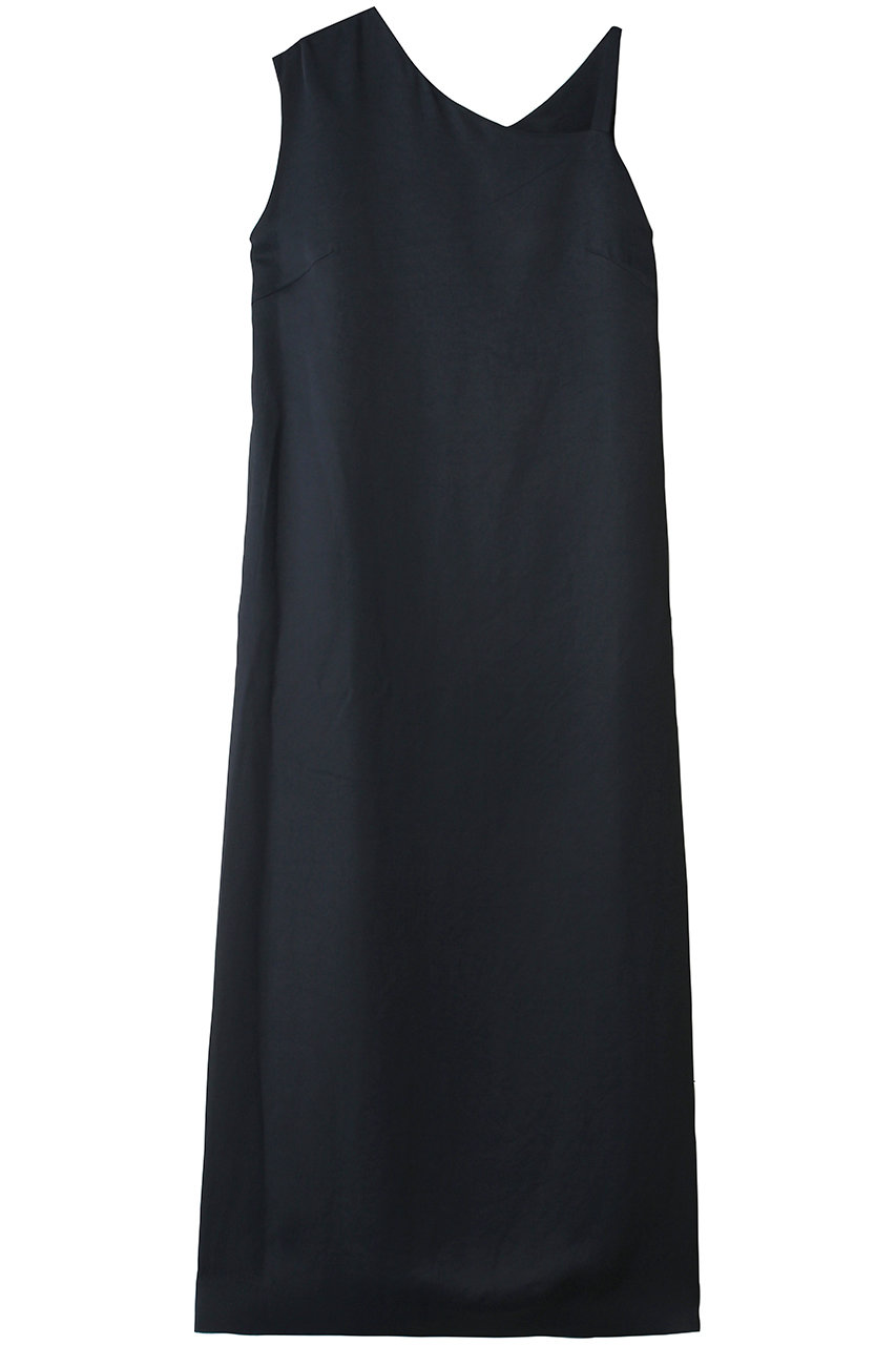 スタニングルアー/STUNNING LUREのダブルサテンストレートワンピース(ネイビー/112780012600)