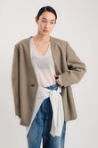 ｒカラーレスワイドショルダージャケット