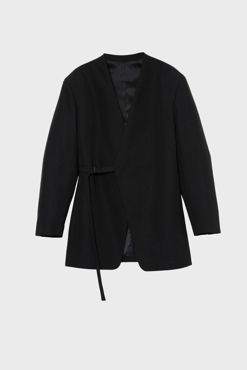 ｒカラーレスワイドショルダージャケット