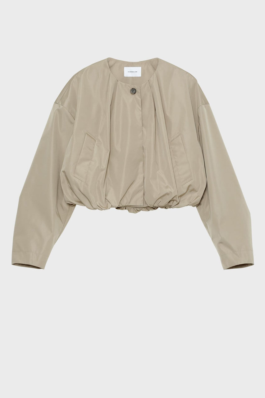 スタニングルアー/STUNNING LUREの【予約販売】ｒショートボリュームブルゾン(ベージュ/114280072600)
