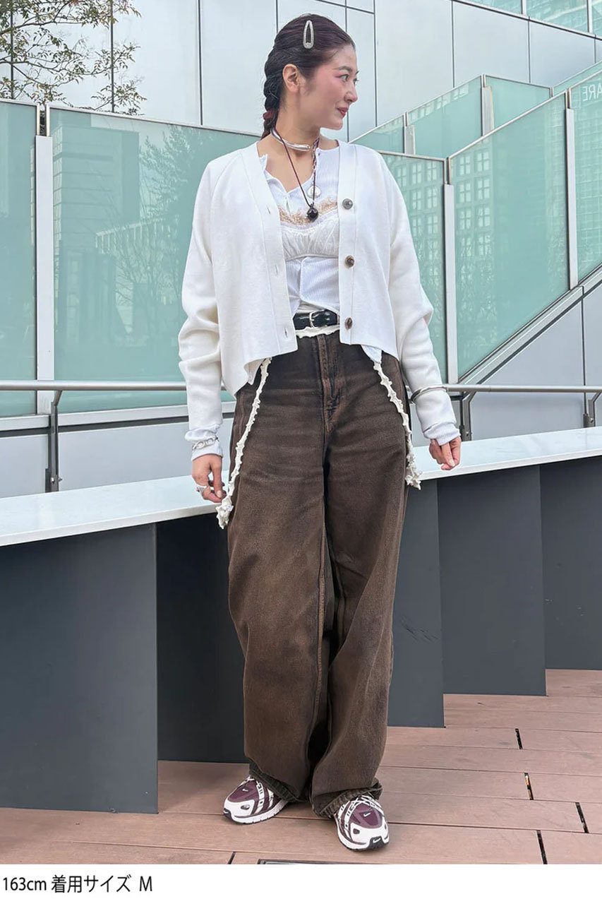 スタニングルアー　ニット　セーター　フリーサイズ　白黒 STUNNING LURE（スタニングルアー)中古・古着オンライン通販 | Kindal