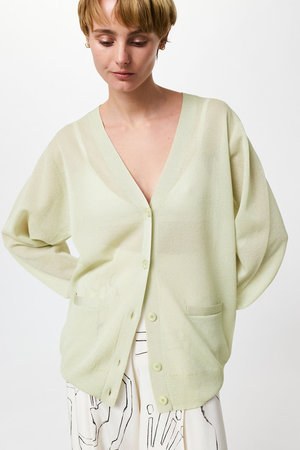 スタニングルアー/STUNNING LUREの【4/1 11:00販売開始】ミラノリブシアーカーディガン(110300/110303)