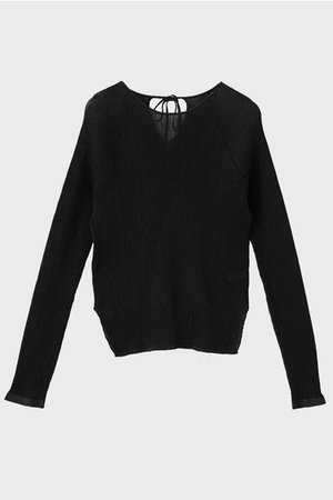 スタニングルアー/STUNNING LUREの【4/1 11:00販売開始】ｒクルーネックリブニット(110300/110301)