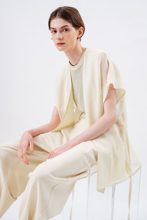 スタニングルアー/STUNNING LUREの【予約販売】メッシュハオリブラウス(110400/110402)