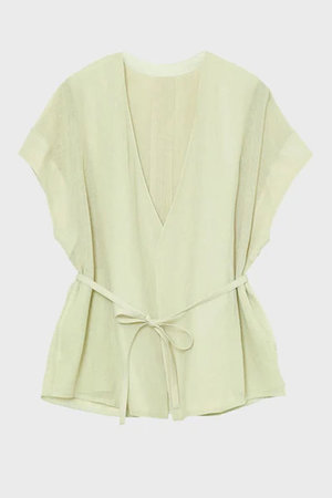 スタニングルアー/STUNNING LUREの【予約販売】メッシュハオリブラウス(110400/110402)