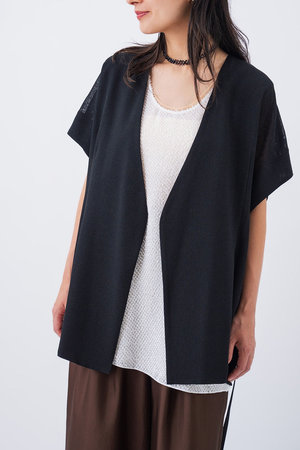 スタニングルアー/STUNNING LUREの【予約販売】メッシュハオリブラウス(110400/110402)