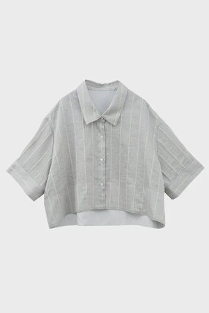 スタニングルアー/STUNNING LUREの【予約販売】ロールアップクロップドシャツ(110400/110402)