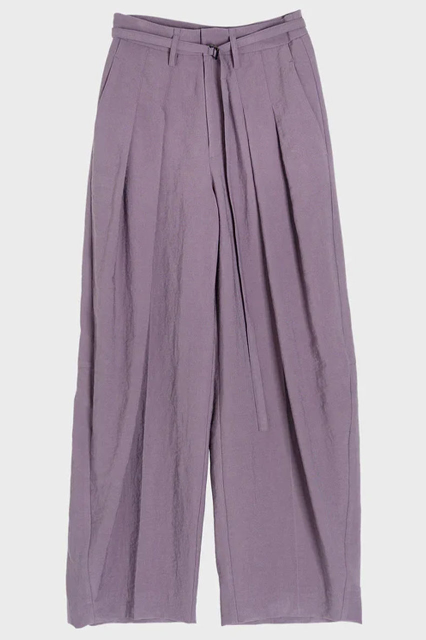 スタニングルアー/STUNNING LUREのリネンレーヨンバレルパンツ(パープル/110580182600)