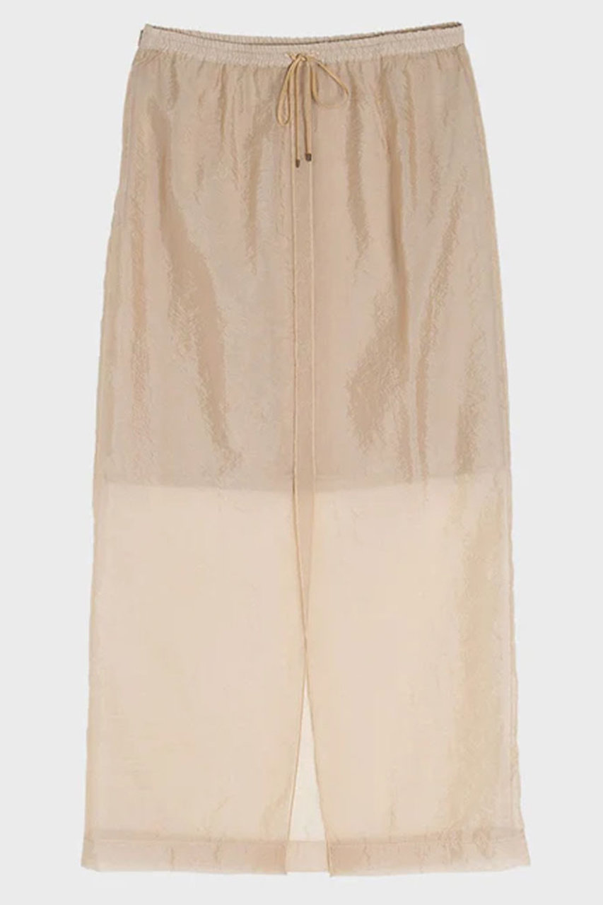 スタニングルアー/STUNNING LUREの【予約販売】シアーレイヤードスカート(ライトベージュ/110180042600)