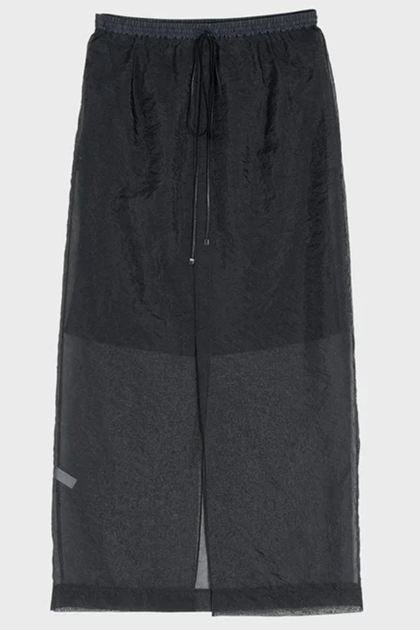 スタニングルアー/STUNNING LUREの【予約販売】シアーレイヤードスカート(ブラック/110180042600)