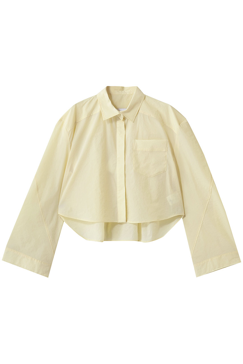 スタニングルアー/STUNNING LUREの【予約販売】タフタクロップドシャツ(LIGHT YELLOW/111180102600)