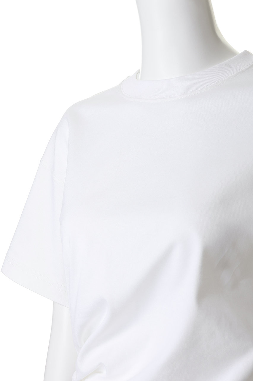 STUNNING LURE(スタニングルアー)｜サイドギャザーTシャツ/ホワイト の