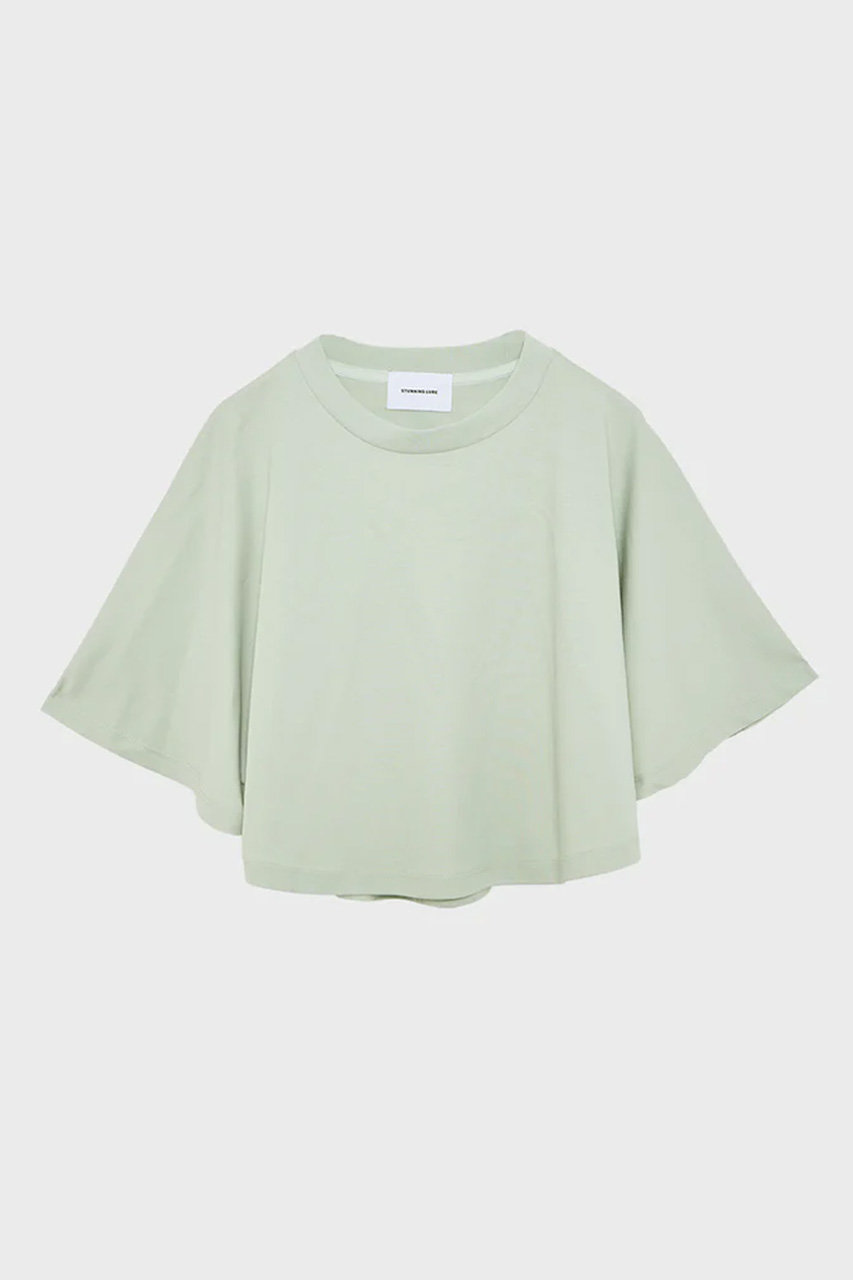 スタニングルアー/STUNNING LUREのアルビニサーキュラーTシャツ(ライトグリーン/112580272600)