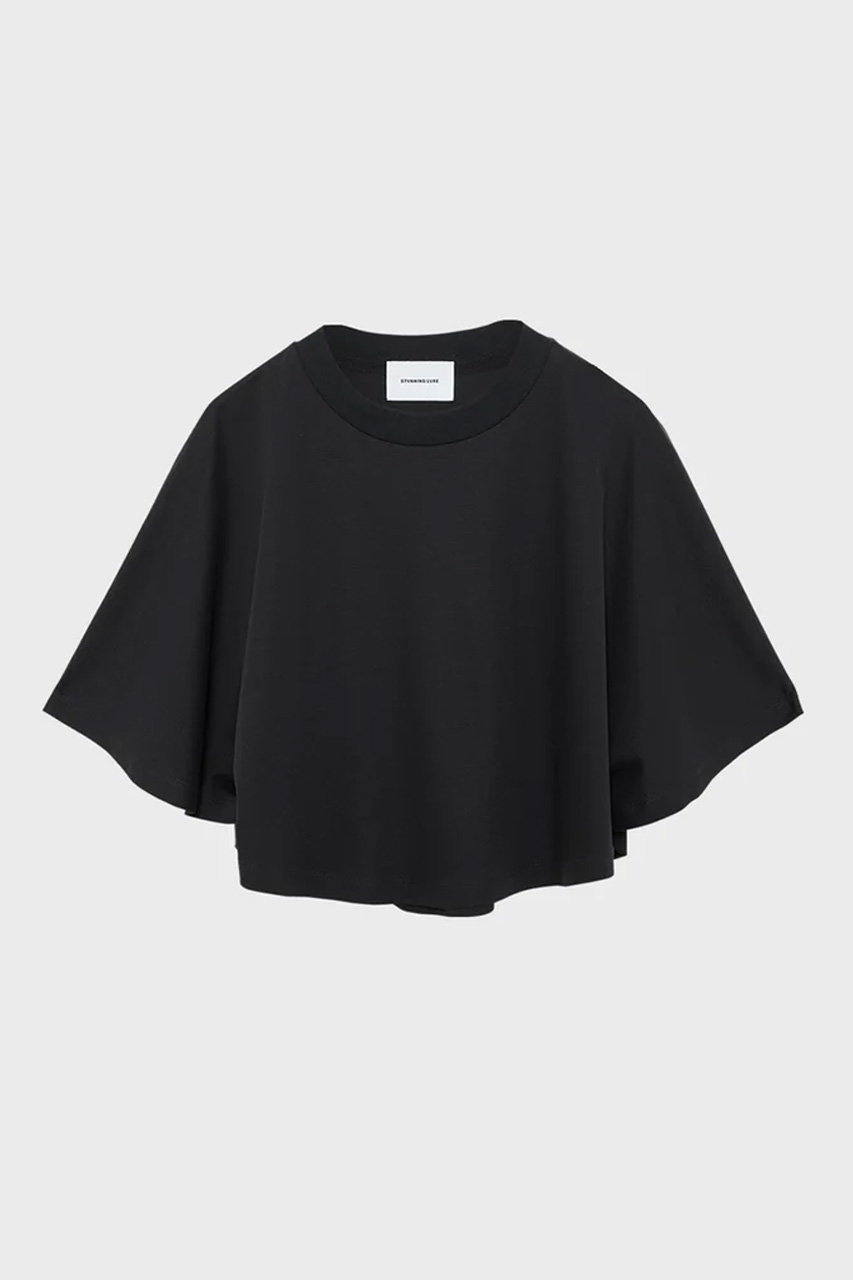 スタニングルアー/STUNNING LUREのアルビニサーキュラーTシャツ(ブラック/112580272600)