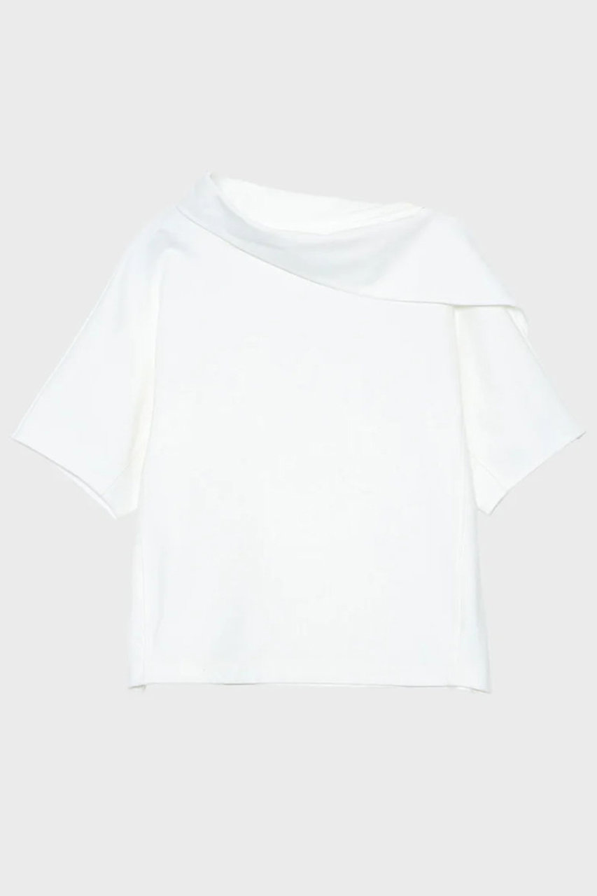 スタニングルアー/STUNNING LUREの【予約販売】ハイツイストストールTシャツ(オフホワイト/112590042600)