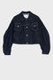 【予約販売】KUROiro CROPPED DENIM JACKET スタニングルアー/STUNNING LURE インディゴブルー
