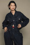 【予約販売】KUROiro CROPPED DENIM JACKET スタニングルアー/STUNNING LURE