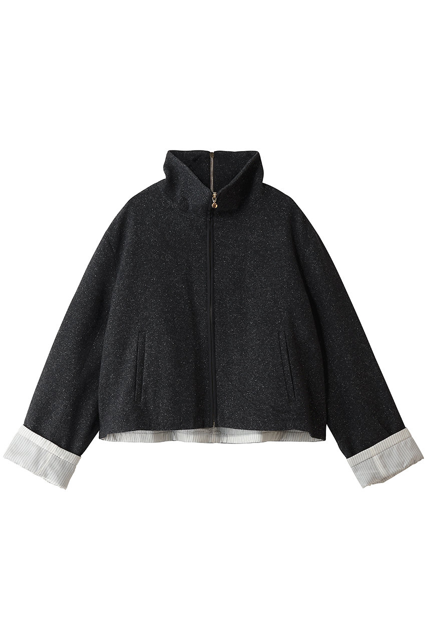 シルクネップジップジャケット