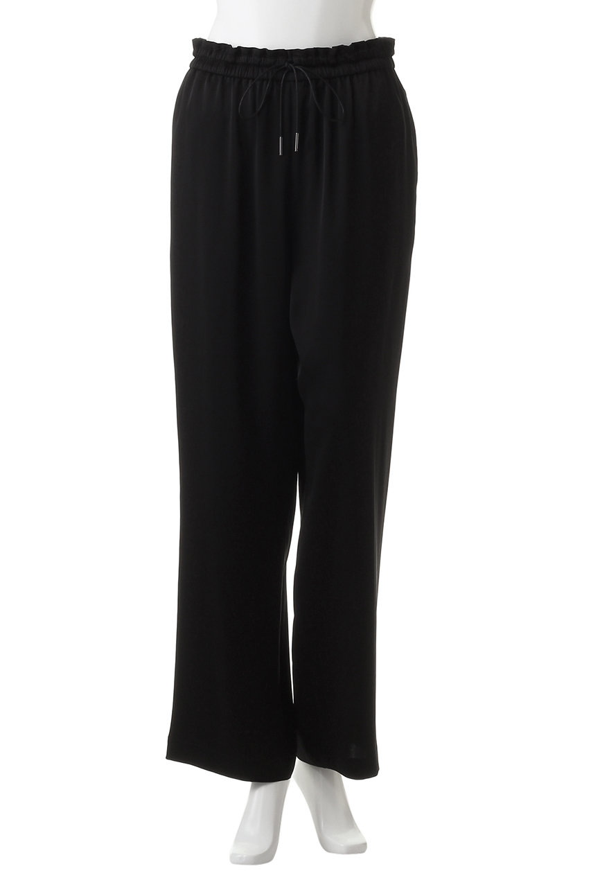 DEPAREILLE(デパリエ)｜サテンワイドパンツ/チャコールグレー の通販  