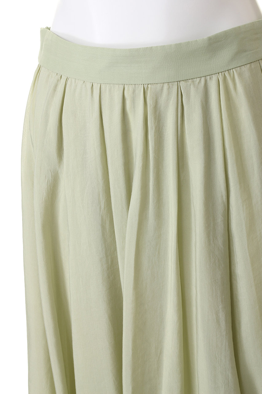 DEPAREILLE(デパリエ)｜フレアスカート/ライトグリーン の通販  